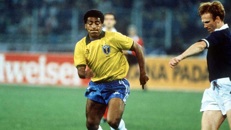En 1994 explotaría y sería Campeón Mundial, pero desde 1990 Romario brillaba con Brasil.