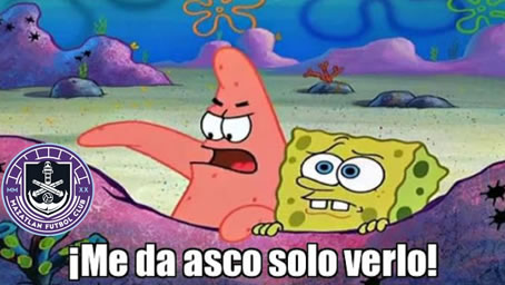 ¡Ya se enojó Patricio con el logotipo tan feo!
