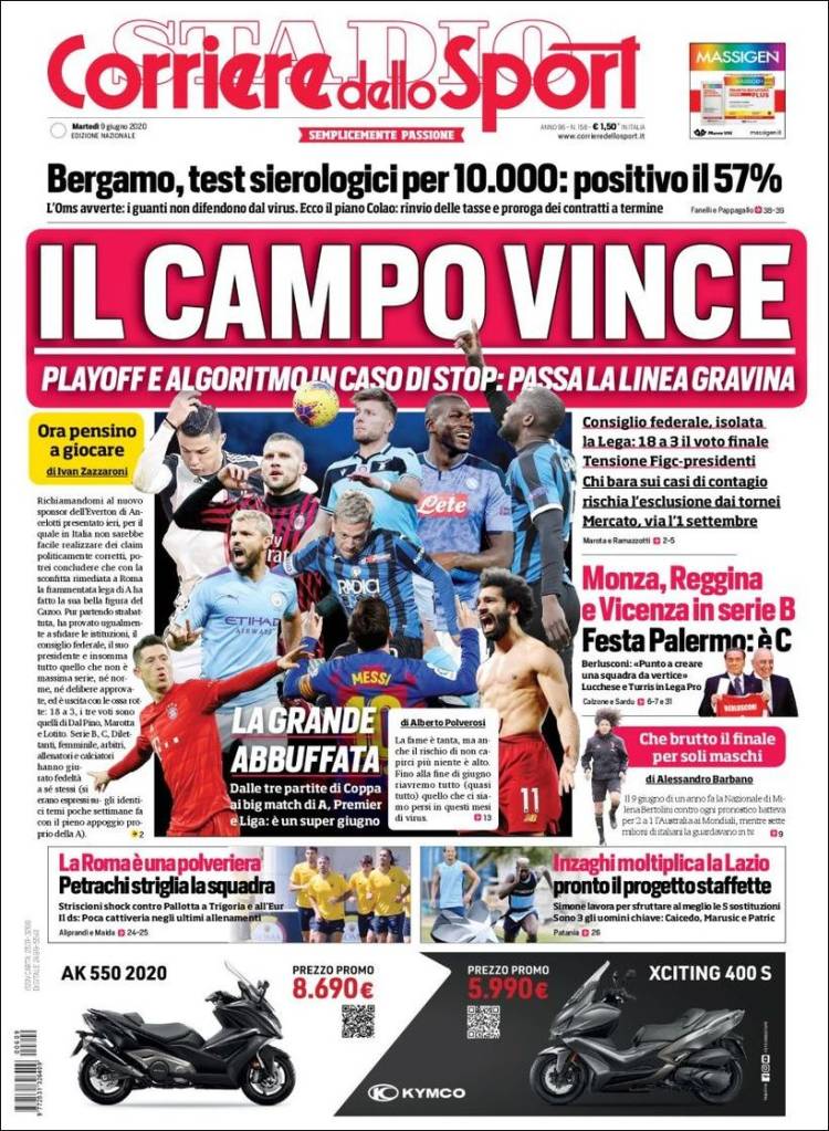 Diario Corriere dello Sport, Italia