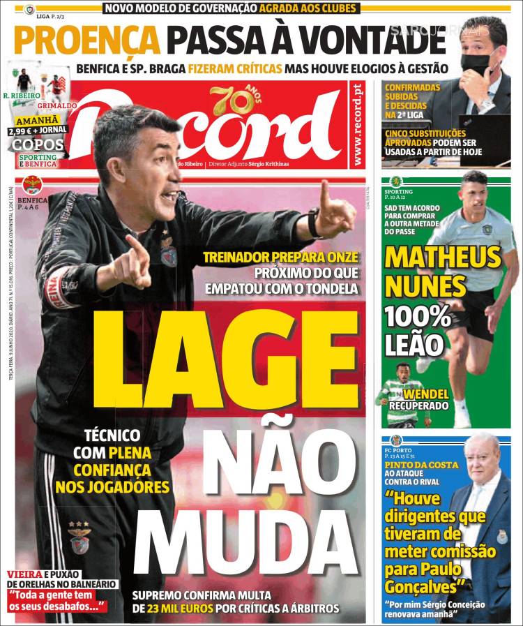 Diario Record, Portugal