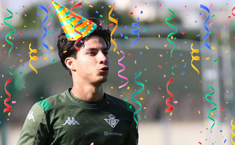 Diego está de manteles largo en su cumpleaños número 20. (DiegoLainez)