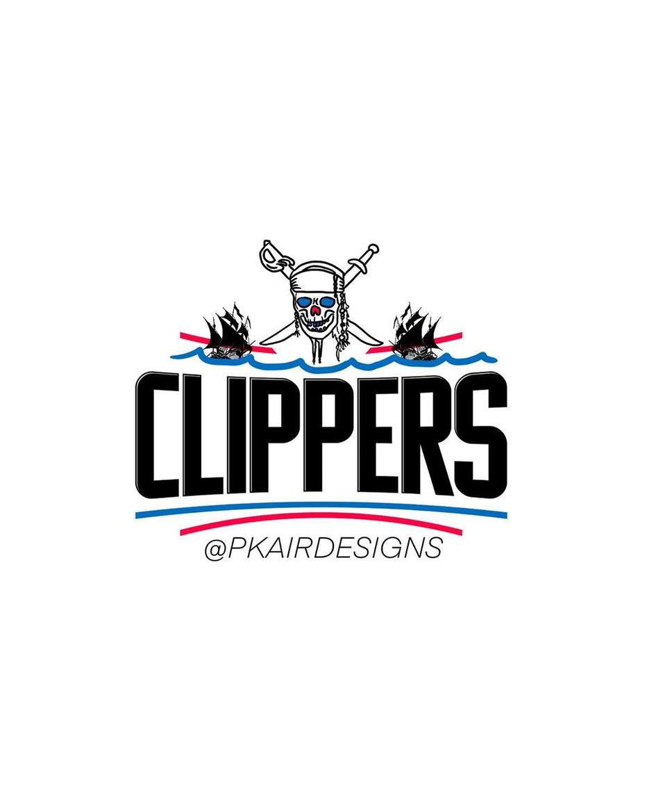 Al estilo de los Piratas de Caribe, así proponen el logo de los Clippers.