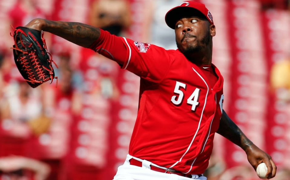 Chapman jugó con los Reds de 2010 a 2015. (Foto: LasMayores.com)