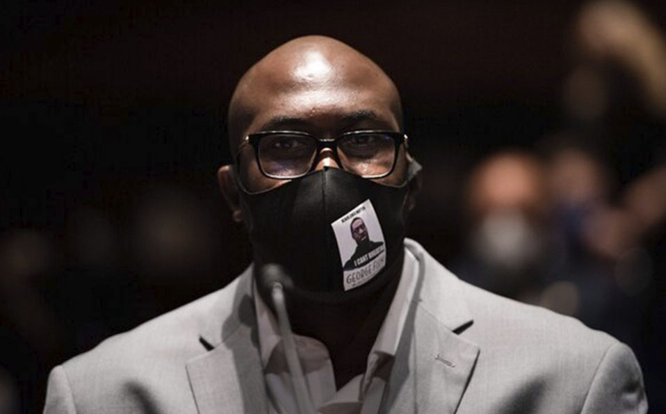 Philonise Floyd, hermano de George Floyd, en el Capitolio. / Foto: AFP