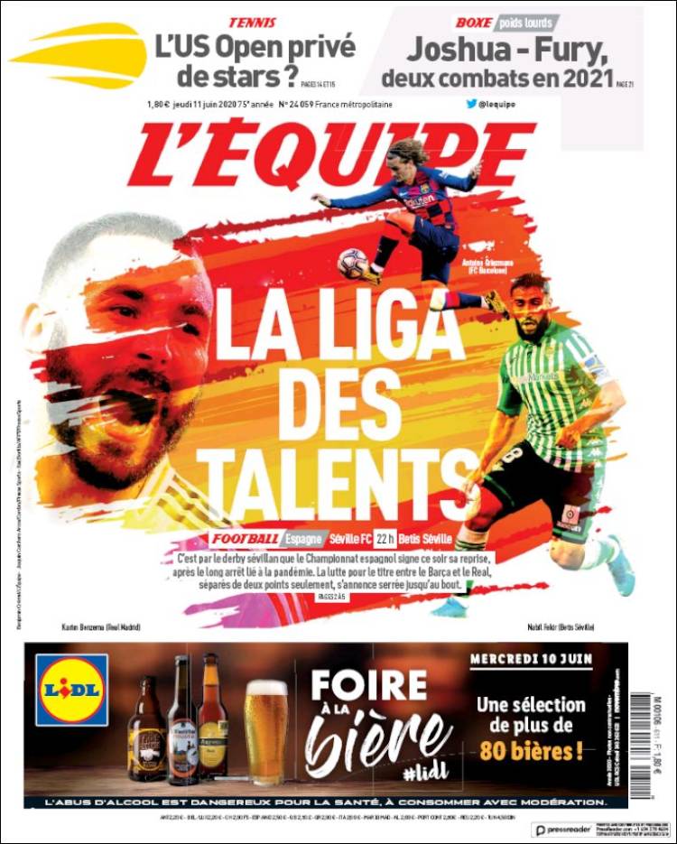 L'Equipe. (Francia)