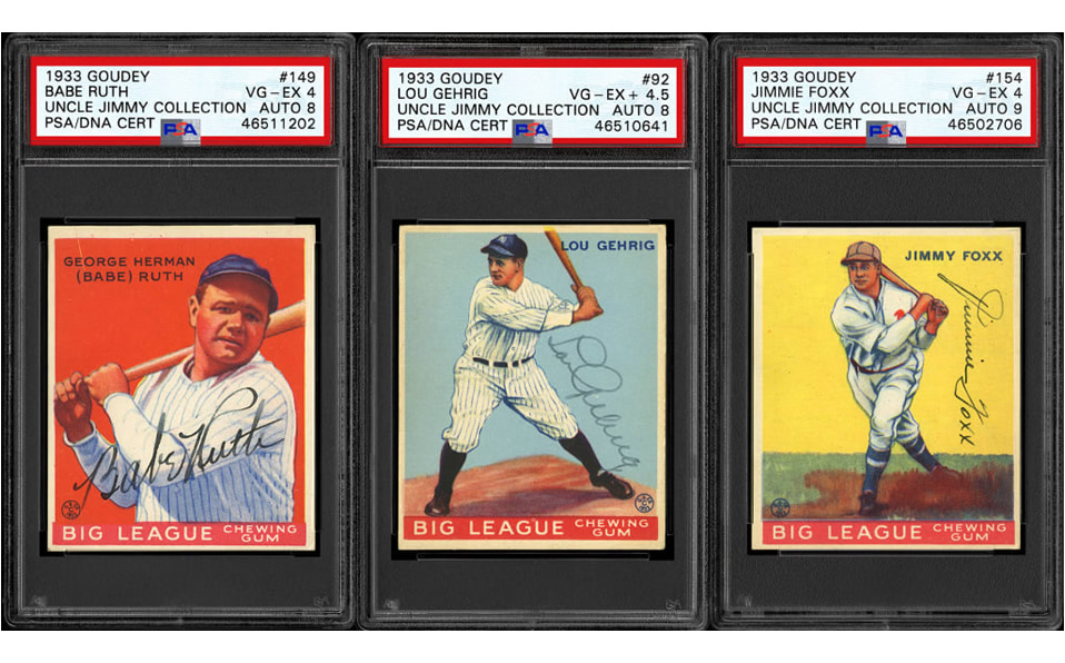 Descubren tesoro de tarjetas firmadas por leyendas de MLB