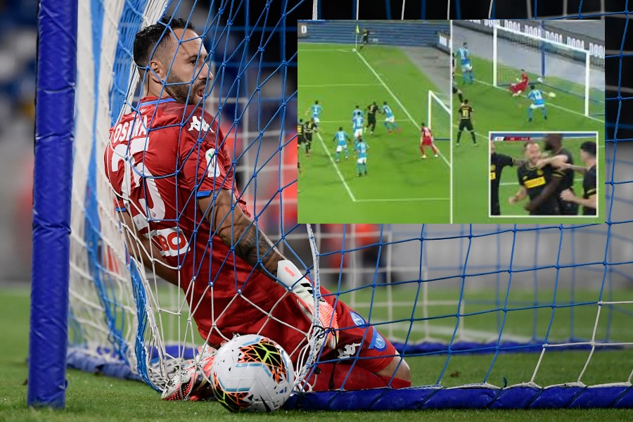 El arquero se lamentó por la pifia ante el Inter. FOTO: AFP.