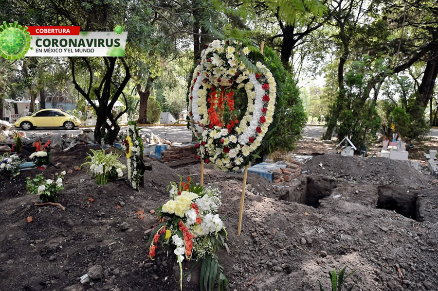 Coronavirus en México 14 de junio; casos y decesos. (Foto: AFP)
