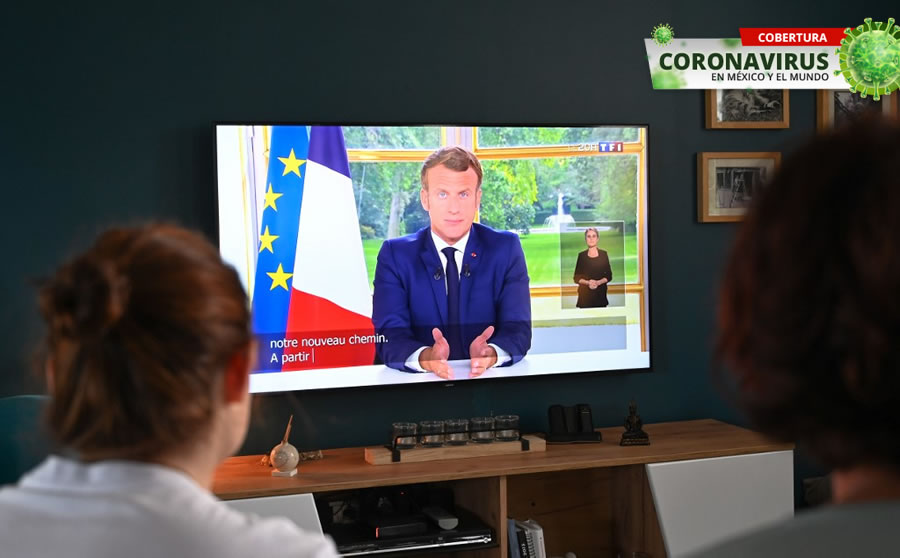 Emmanuel Macron anunció la reapertura en Francia. (Foto: AFP)