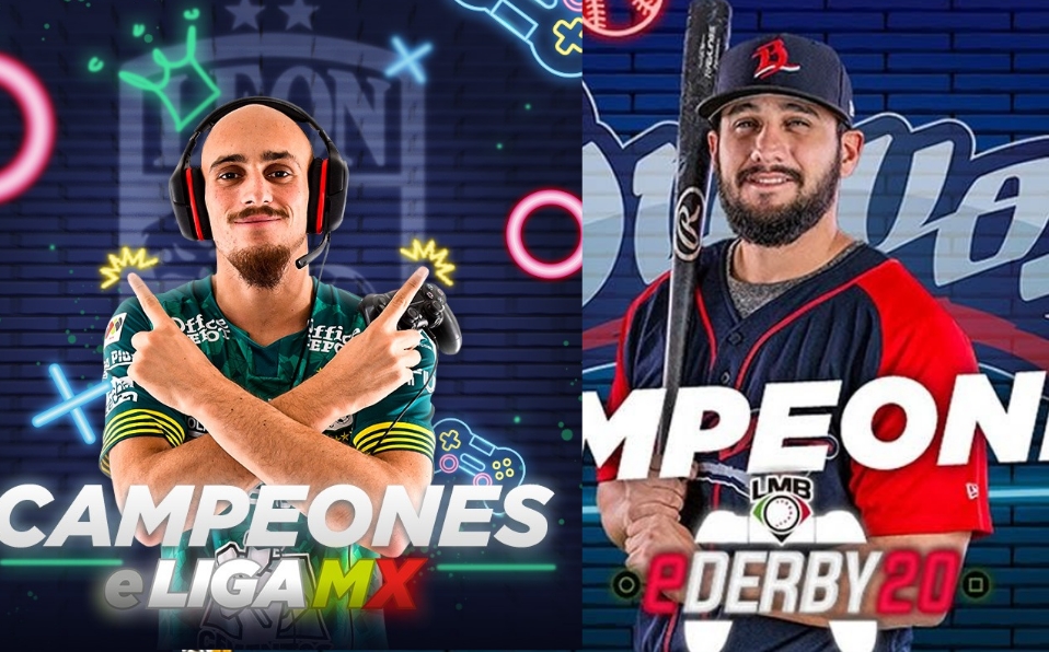 León ganó la eLiga MX y el eDerby de la LMB
