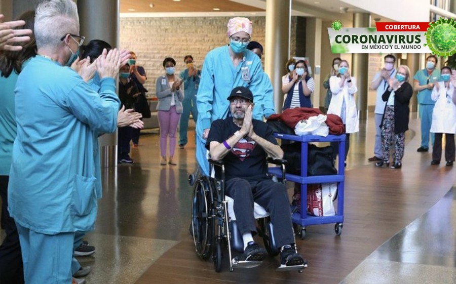Michael Flor salió del hospital entre aplausos.