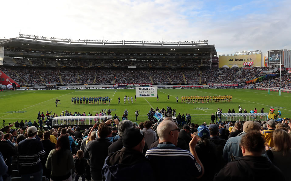 Miles de espectadores asistieron al estadio Eden Park en Auckland. (Foto: AFP)
