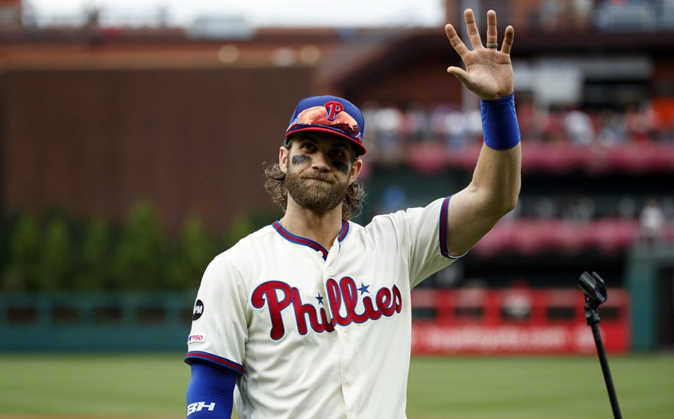 En 2019, Harper jugó su primera temporada en Filadelfia. (Foto: AP)