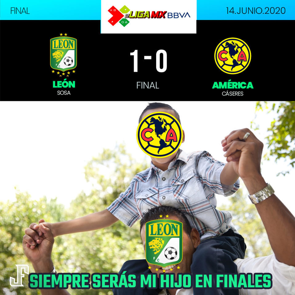 Los aficionados se burlaron de las Águilas  en redes sociales.