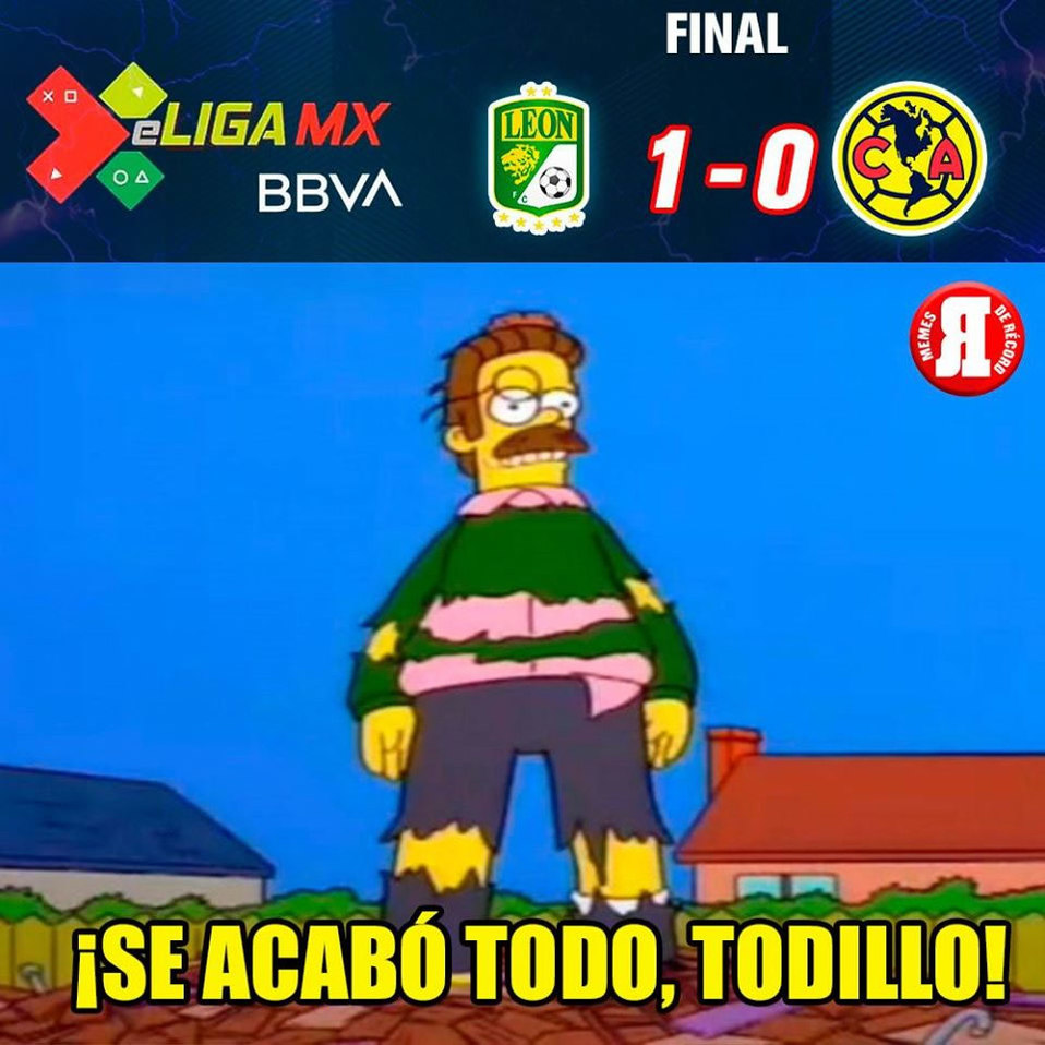 Los aficionados se burlaron de las Águilas  en redes sociales.