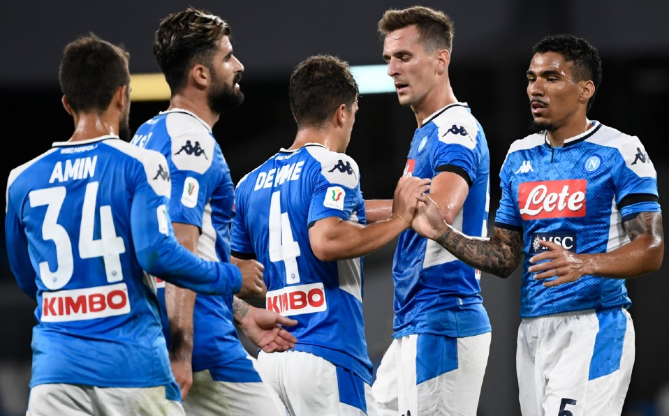 Napoli se impuso al Inter en la Semifinal de Copa. Foto: AFP
