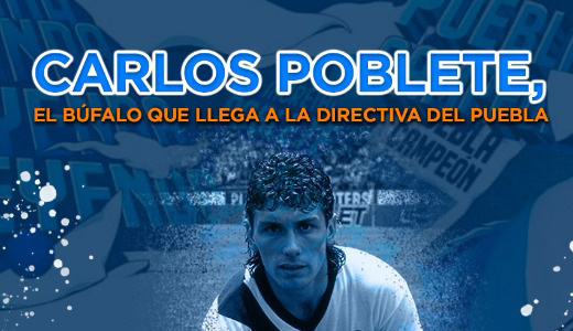 El Búfalo Poblete, nuevo directivo del Puebla
