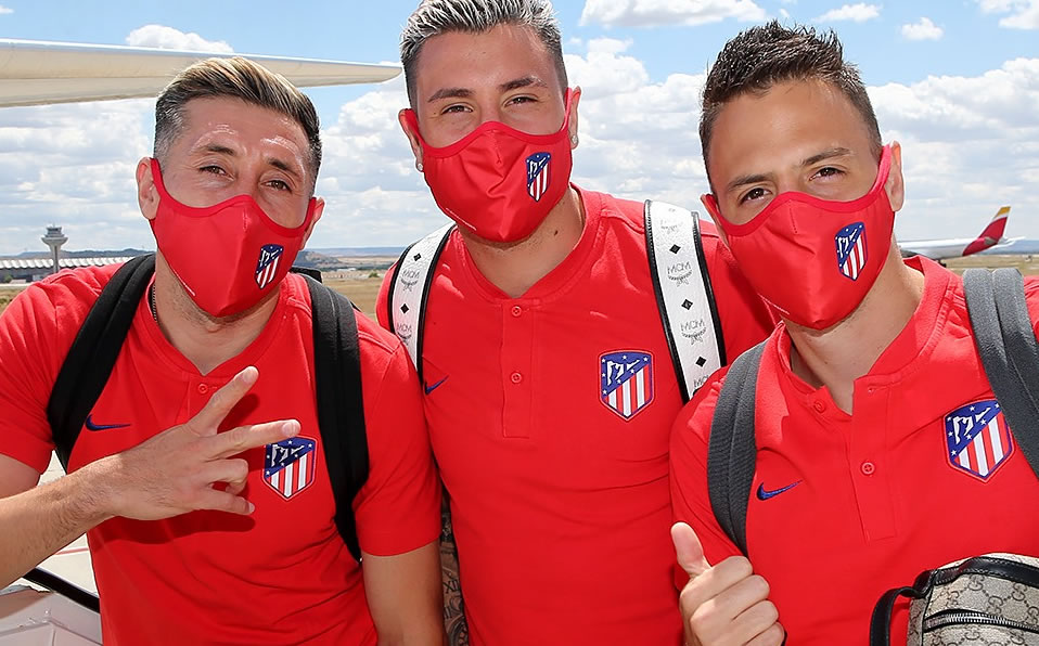 Héctor Herrera lleva hasta el momento 15 juegos en LaLiga con el Atlético, 10 como titular. (@Atleti)