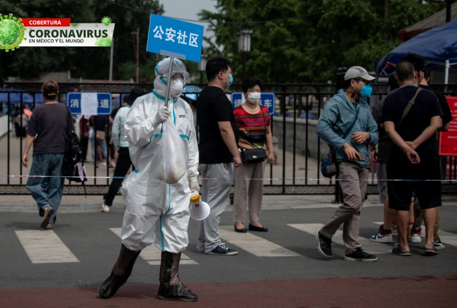 Las medidas de seguridad en Pekín se han extremado. FOTO: AFP.