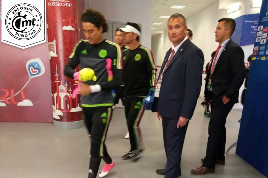 Vladislav Pryatko fue seguridad de la Selección Mexicana en Rusia 2018.