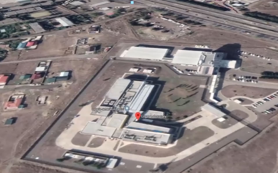La ubicación exacta del laboratorio Lugar. (googlemaps)