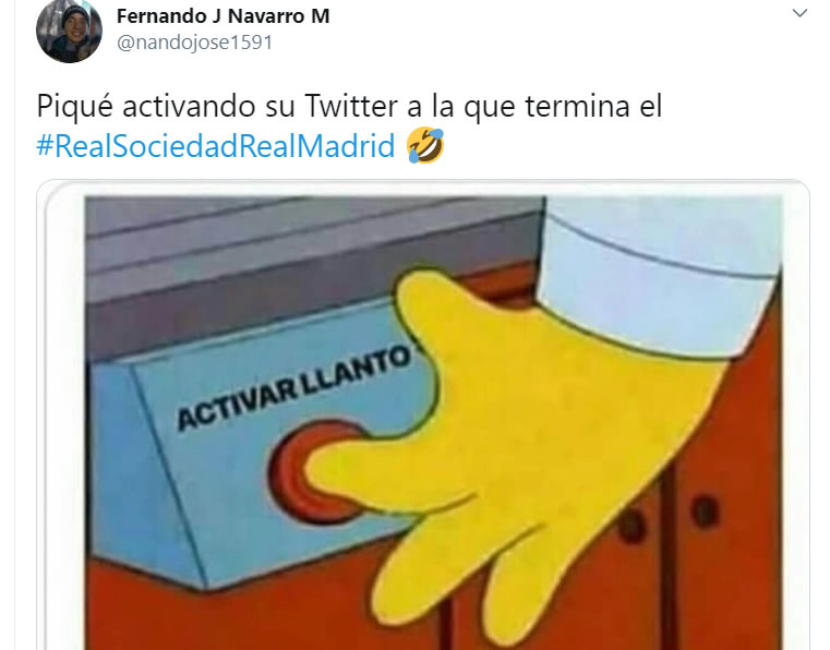 Nunca falla esta técnica de Piqué y todos los catalanes.