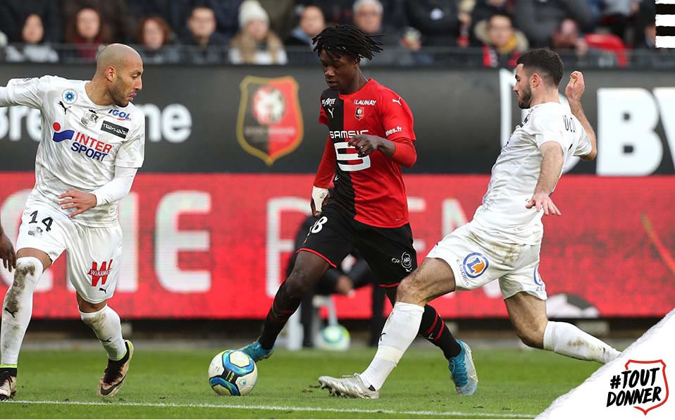 Camavinga, una de las sensaciones de la temporada (Twitter @staderennais)