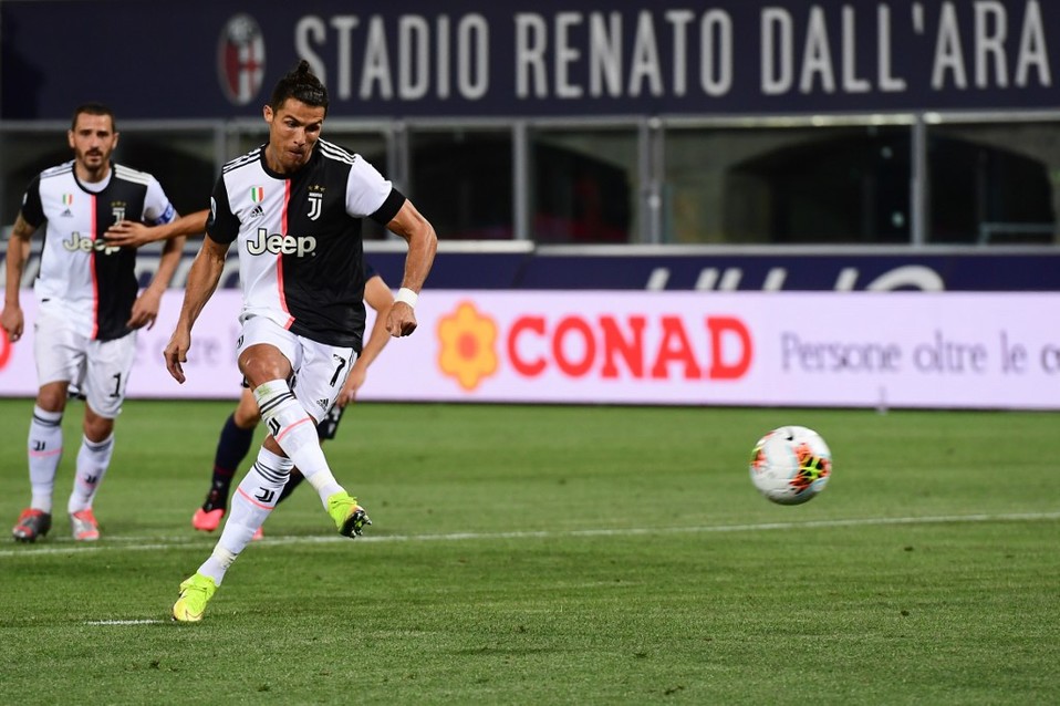 Cristiano Ronaldo anotó gracias a un penalti. (Foto: AFP)