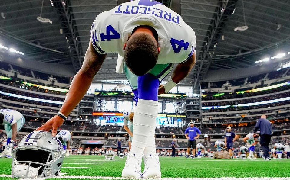 Dak Prescott aún no lleva a los Cowboys al Super Bowl. (@_4Dak)