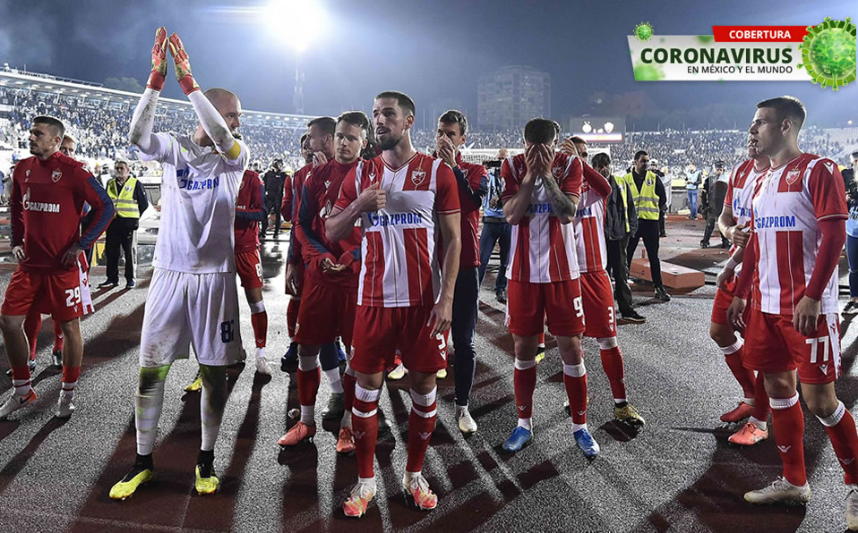 El Estrella Roja cayó en el derbi ante el Partizan (Twitter @crvenazvezdafk)