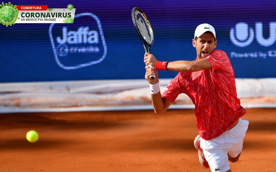 Djokovic ha dado positivo a coronavirus. Foto: AFP