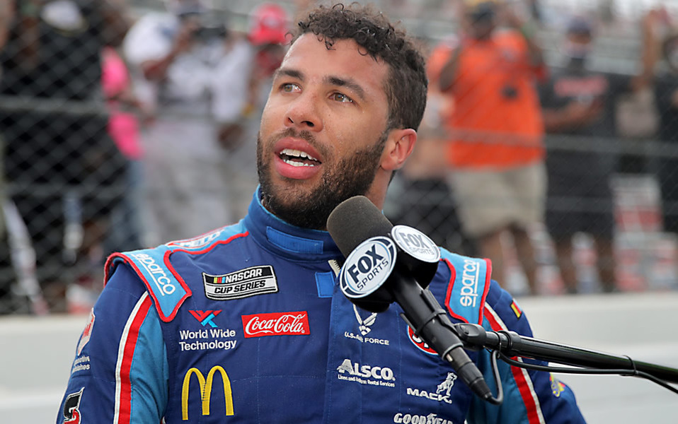 Soga en el garaje de Bubba Wallace no fue crimen de odio: FBI (FOTO: AFP)