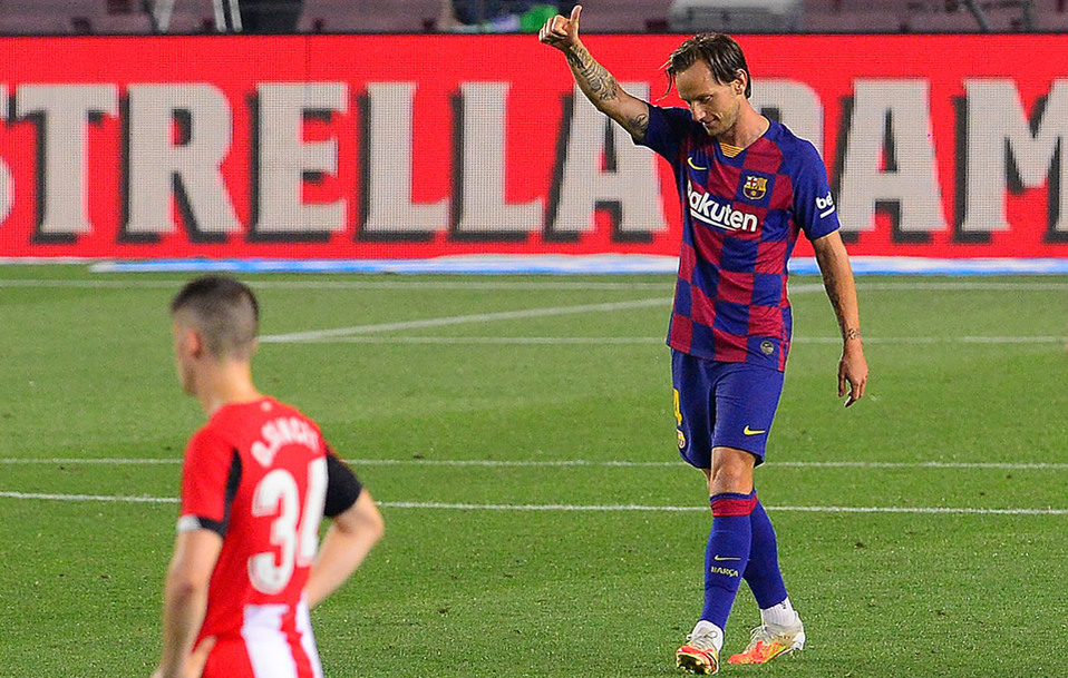 Un solitario gol del Croata le dio tres puntos al Barcelona (foto: afp)