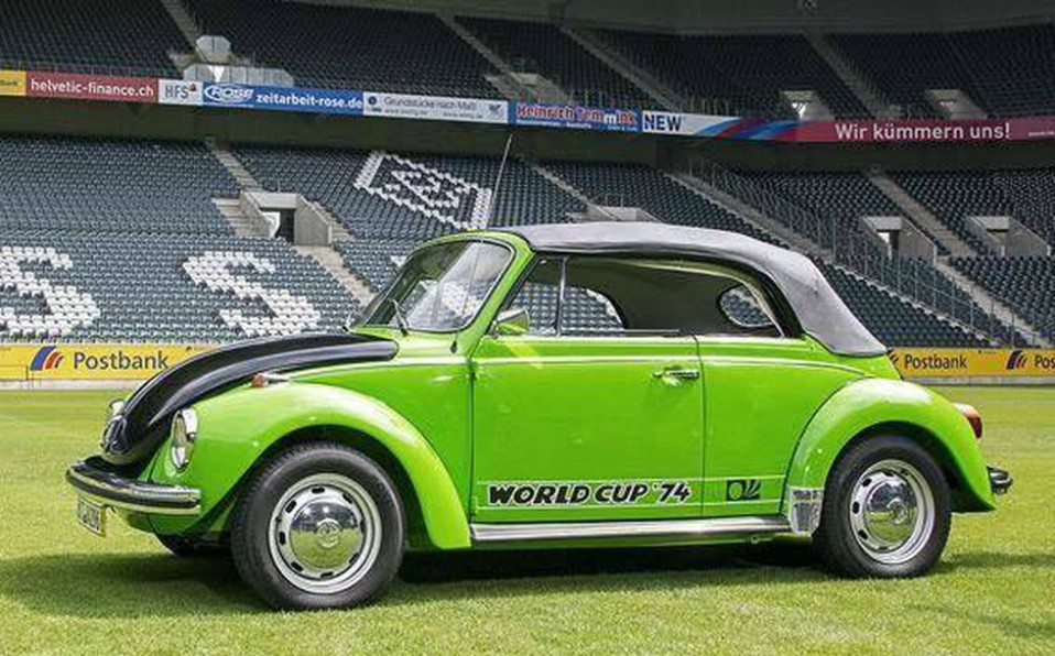 Volkswagen hizo una edición especial del vocho para el Mundial del 74 (Foto: Volkswagen)