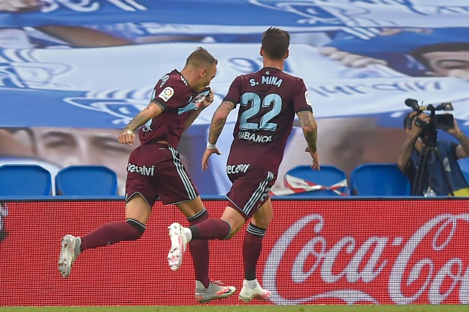 Iago Aspas se encargó de marcar el tanto de penalti del Celta. (Foto: AFP)