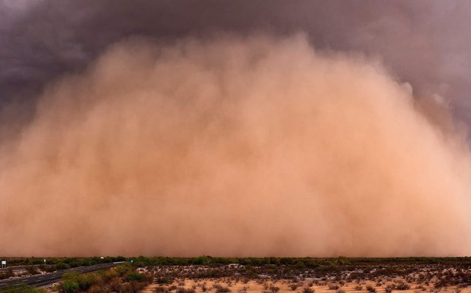 El polvo del Sahara solo afectará a la Península de Yucatán. (Foto: Cenapred)