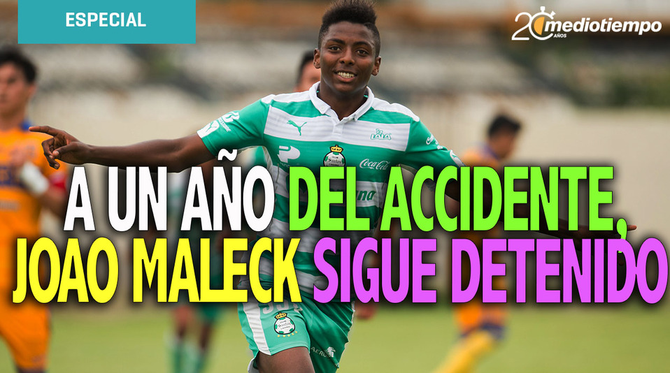 Santos renovó a Joao Maleck a pesar de estar en la cárcel