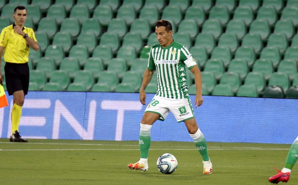 Andrés Guardado fue relevado al minuto 91. (Foto: Betis)