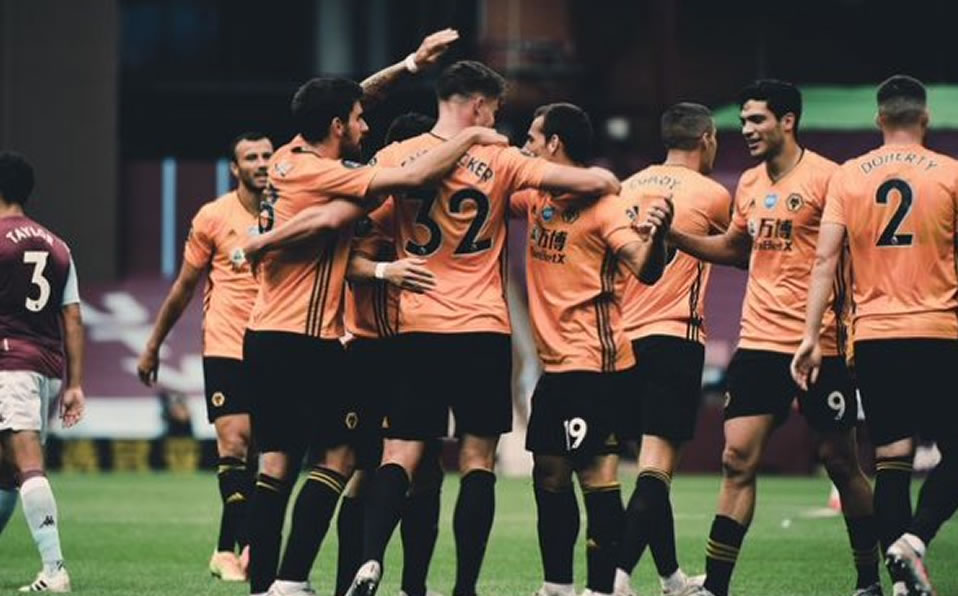 El mexicano colaboró en la jugada del gol. (Wolves)