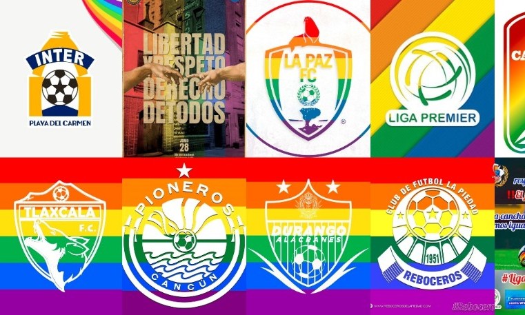 Clubes de la Liga Premier del futbol mexicano también mostraron su apoyo.