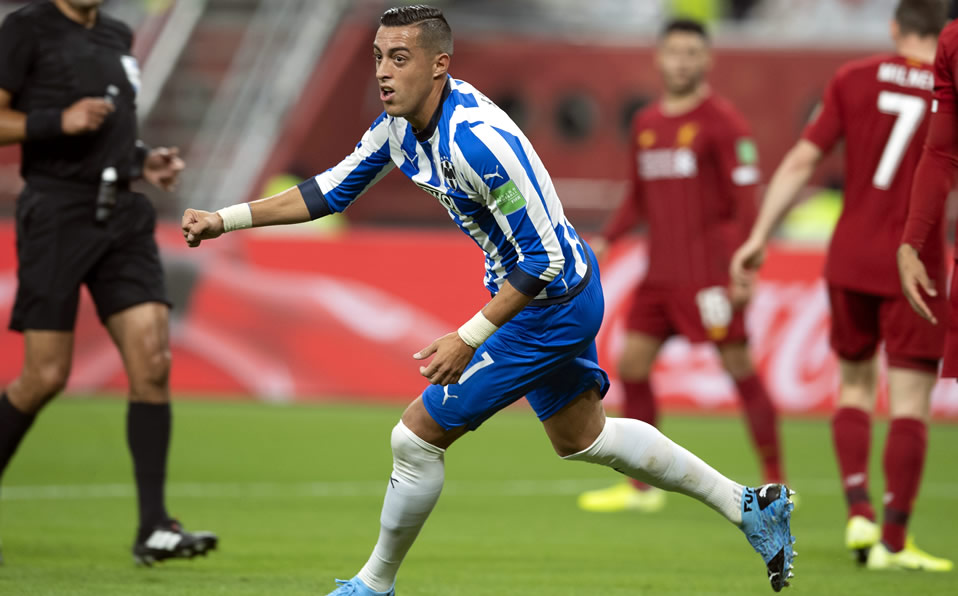 Funes Mori celebra tras anotarle al Liverpool en el Mundial de Clubes 2019. (Foto: Mexsport)