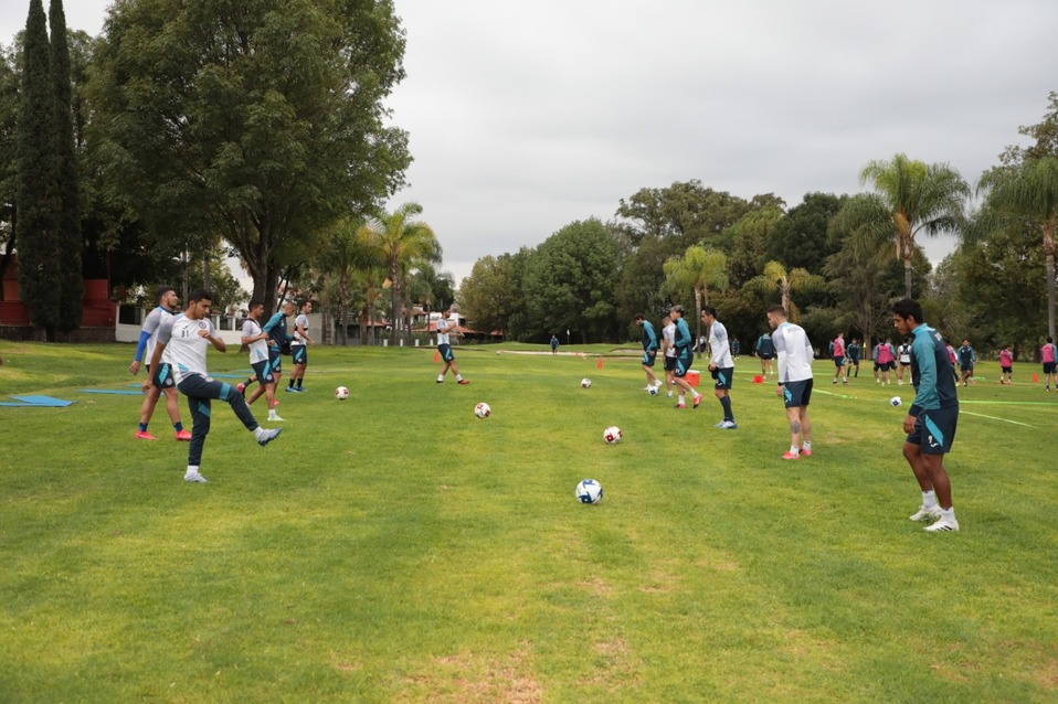 El campo de golf en donde el club entrenó, al menos, hasta el sábado (Cruz Azul)