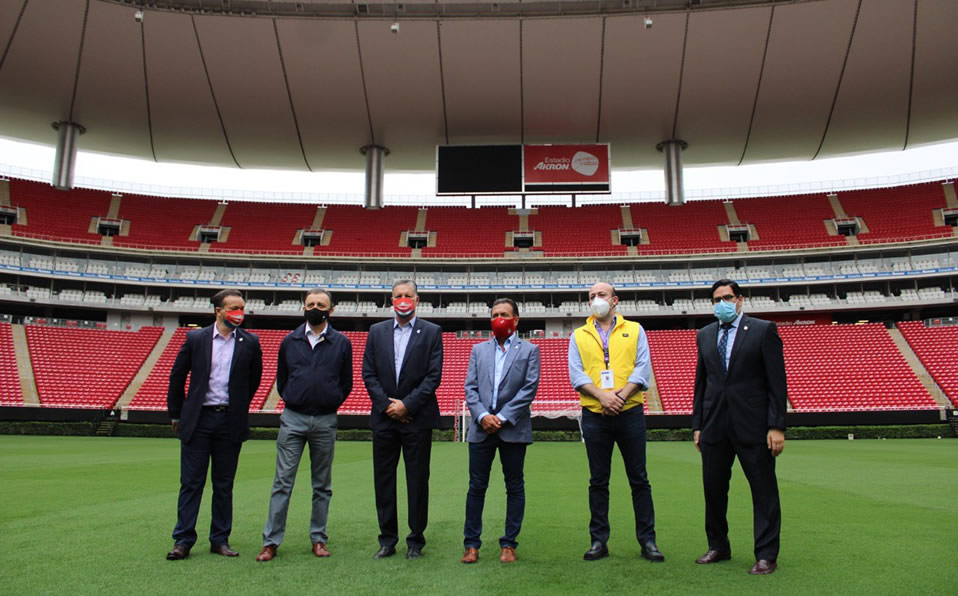 El Estadio Akron recibió la visita de personal del sector salud. (Foto: Mediotiempo)