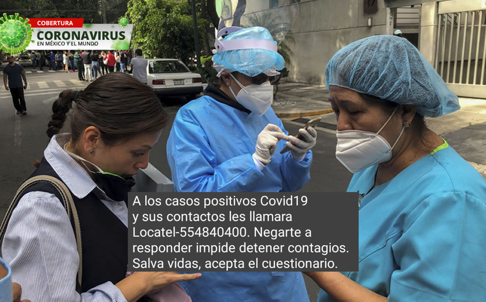 El mensaje que apareció en distintos teléfonos en la CDMX. (Foto: AFP)