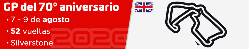 GP del 70 aniversario de F1, 7 al 9 de agosto