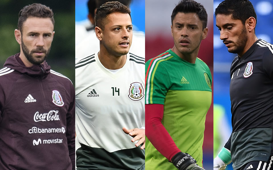 Layún, Chicharito, Talavera y Corona ya no llegarían a Rusia.  (Foto: Mexsport)