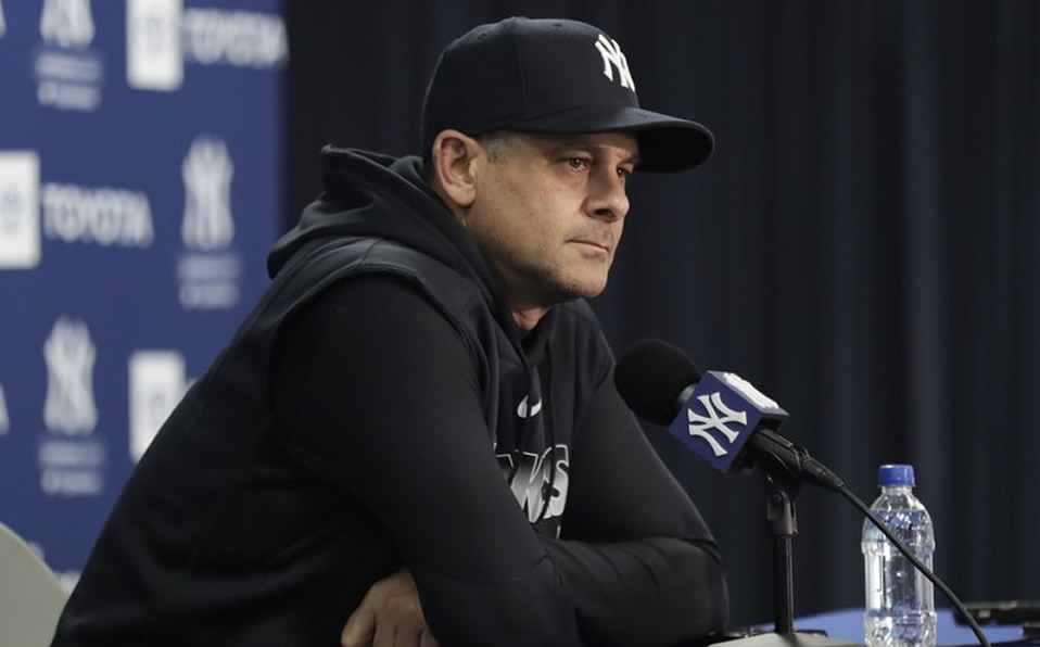 "Queremos ser campeones": Aaron Boone
