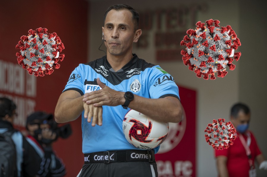 El silbante se encuentra estable, aunado a que es asintomático. FOTO: Mexsport.