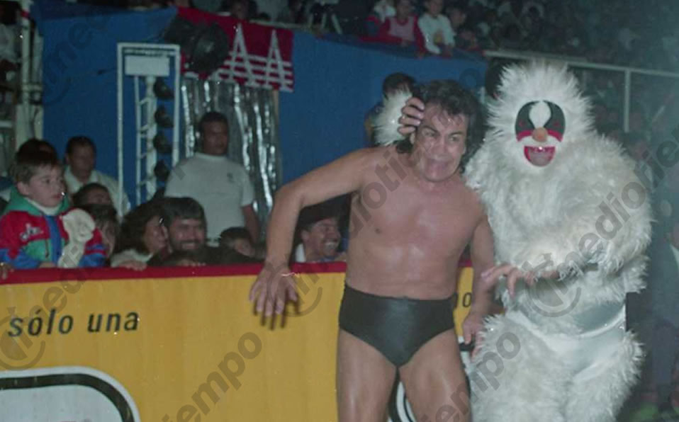 Sus luchas fueron al límite, siempre derramaba sangre en el ring. (Fototeca Milenio)