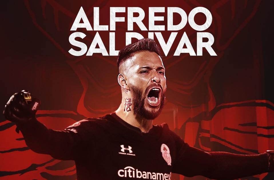 Alfredo Saldivar, nuevo portero de Toluca (FOTO: Toluca)